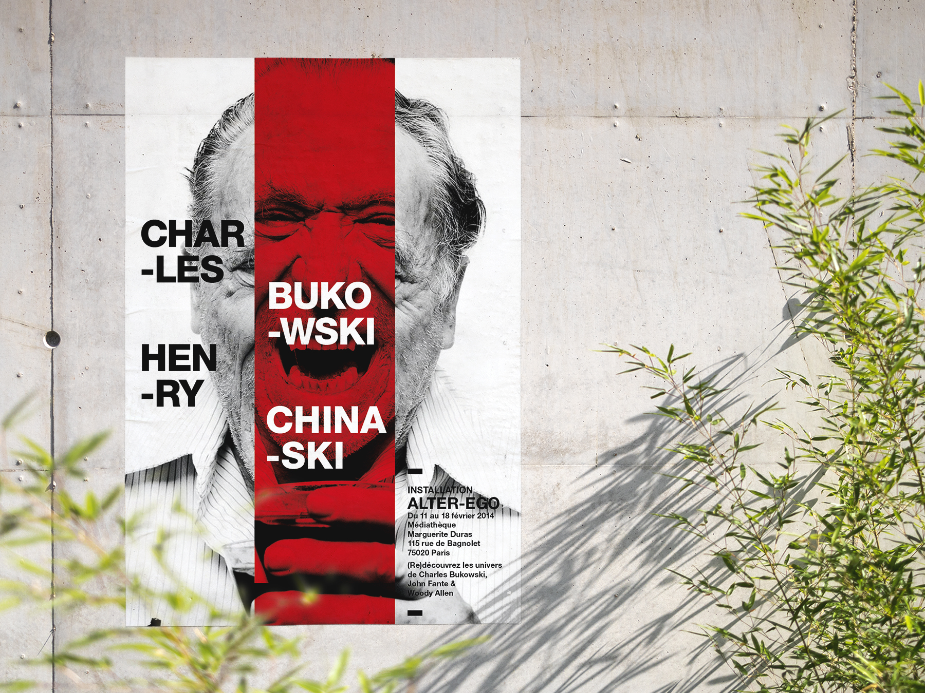 Alter Ego poster affiche exhibition event graphic design Meunier Directeur artistique graphiste art director graphic designer