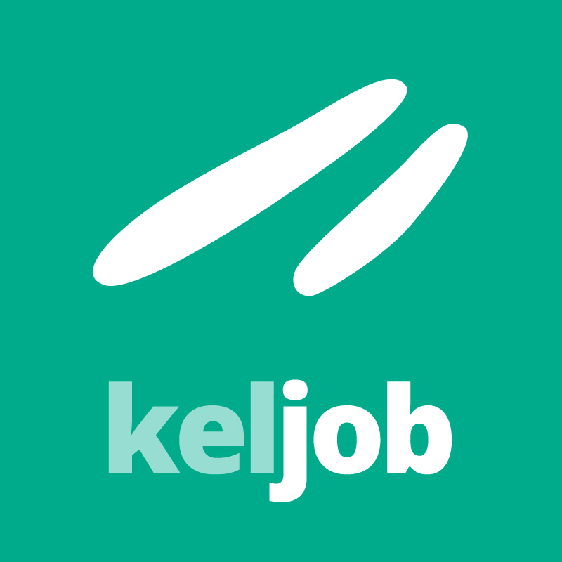 Logo Keljob Meunier Directeur artistique graphiste art director graphic designer
