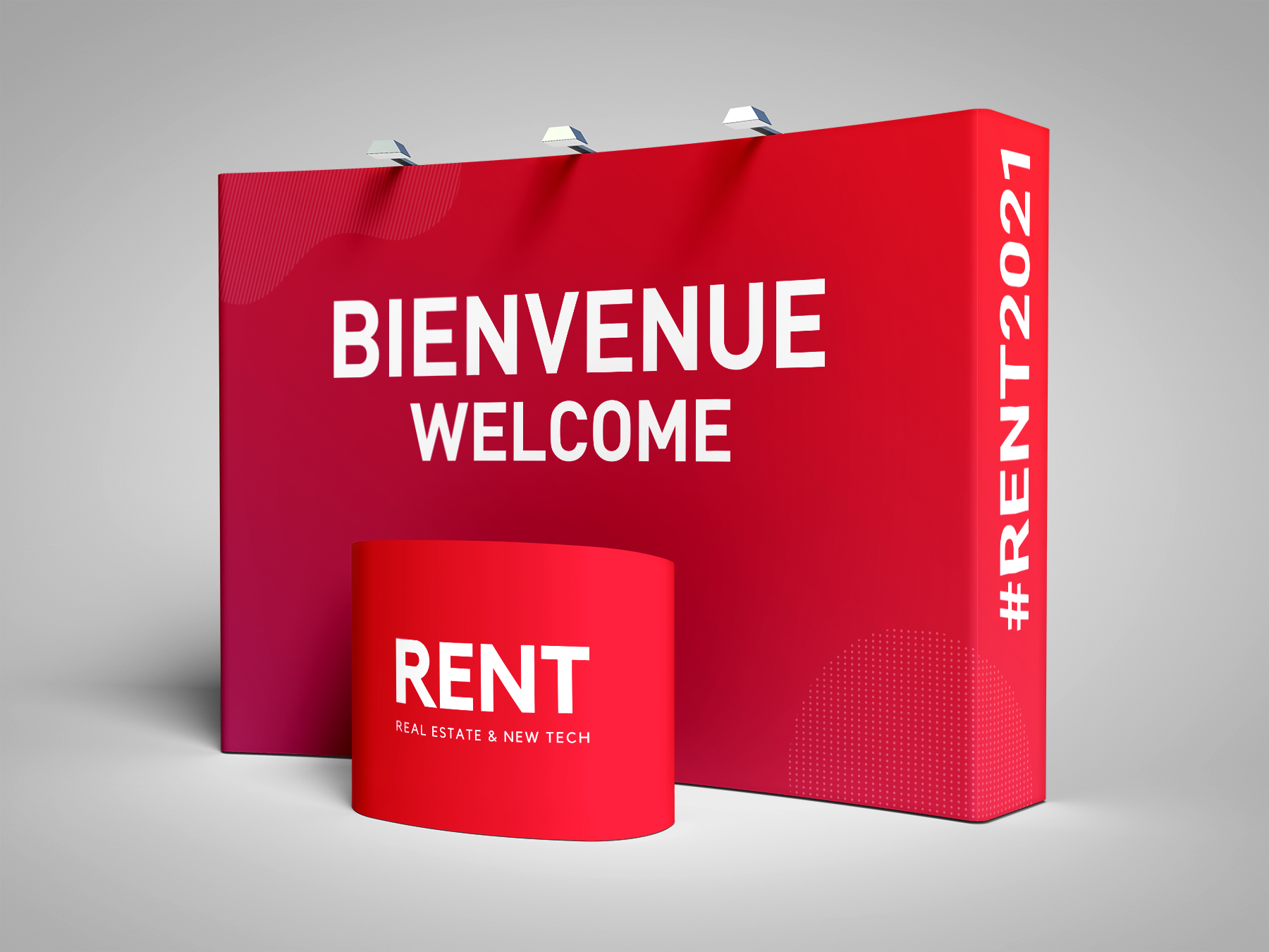 RENT Real Estate and New Tech Design Event Meunier Directeur artistique graphiste art director graphic designer